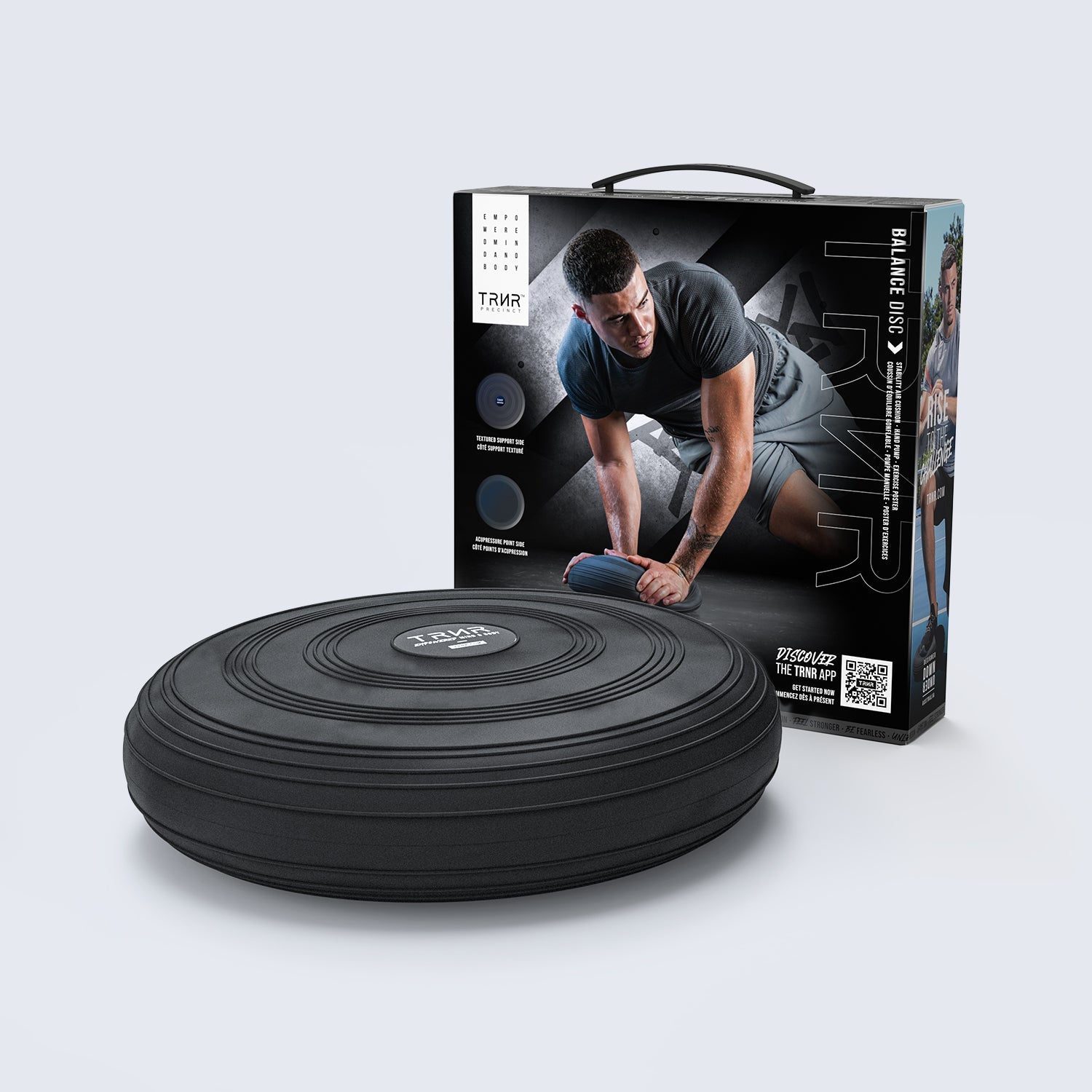 TRNR Balance Disc & Packaging