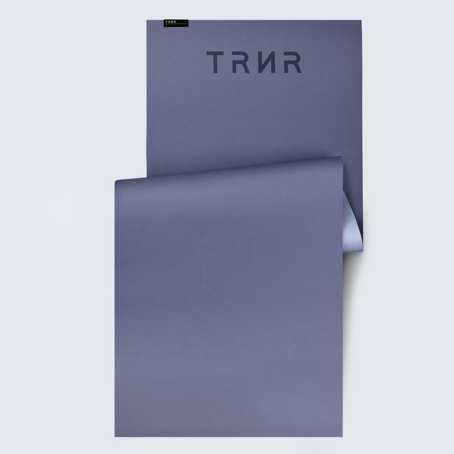 Overview of the Neo Mat 5 mm (Stormy Sky/Icy Blue Colour) by TRNR | Featuring Debossed TRNR Logo and Label