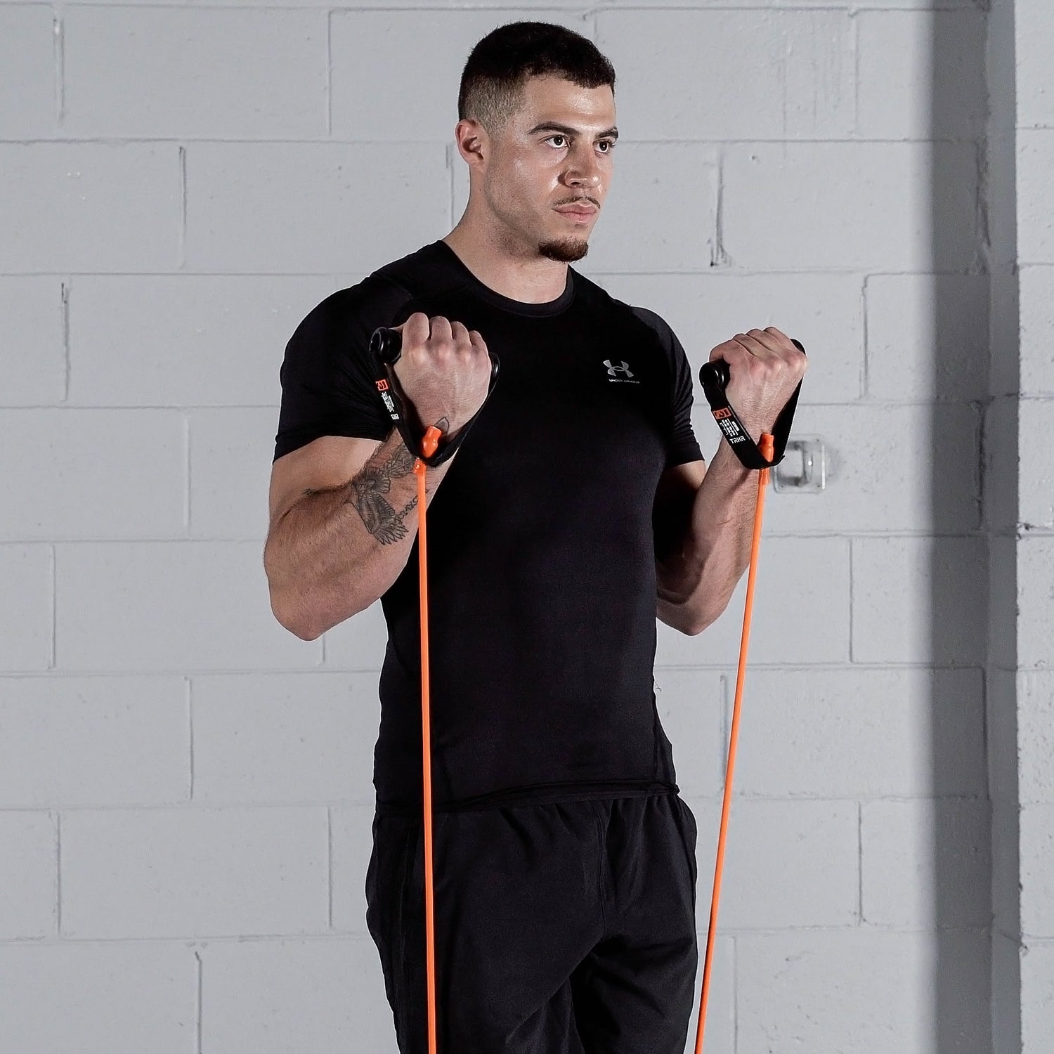 Biceps Curl Exercise with a TRNR Strength Tube