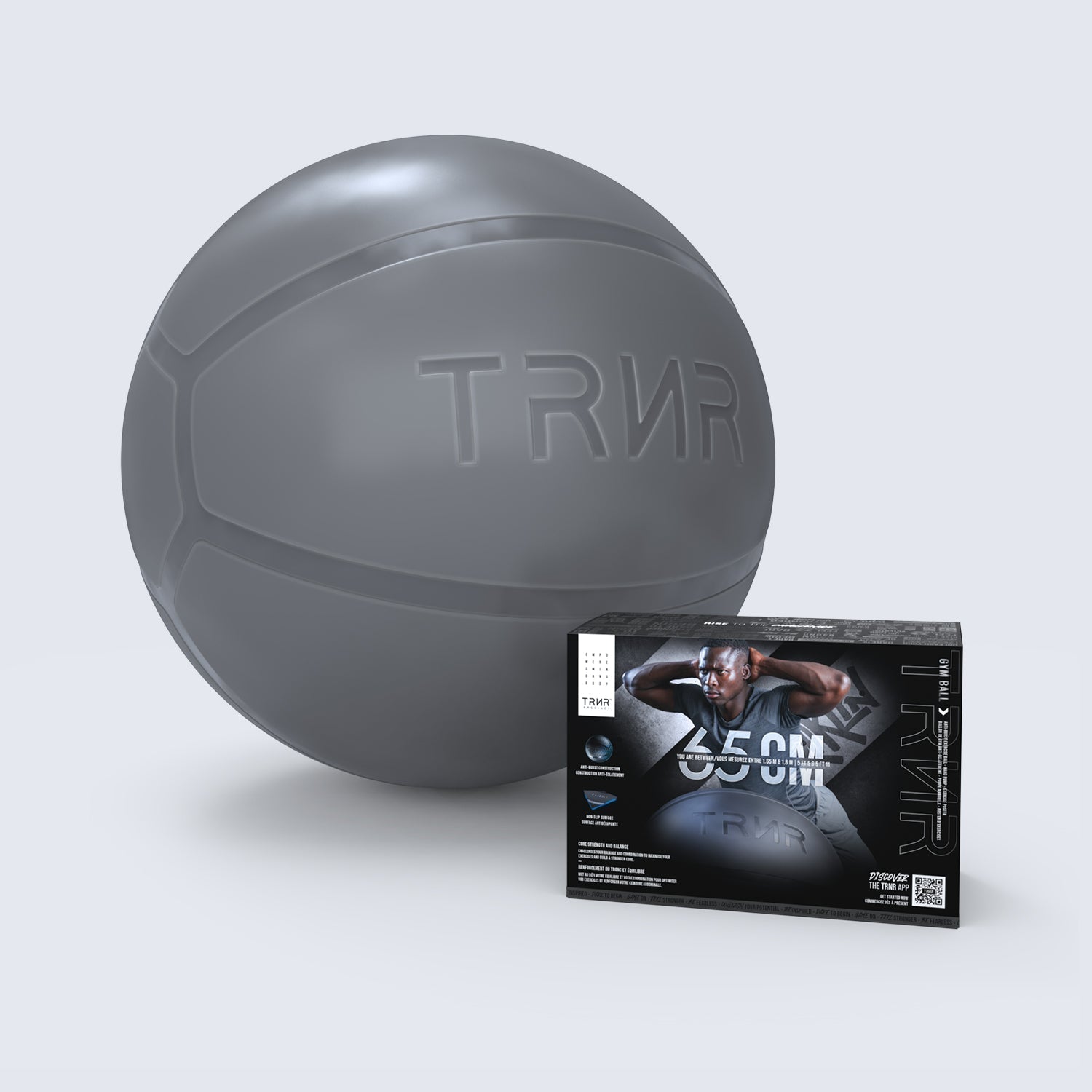 TRNR Gym Ball 65 cm  &amp; Packaging