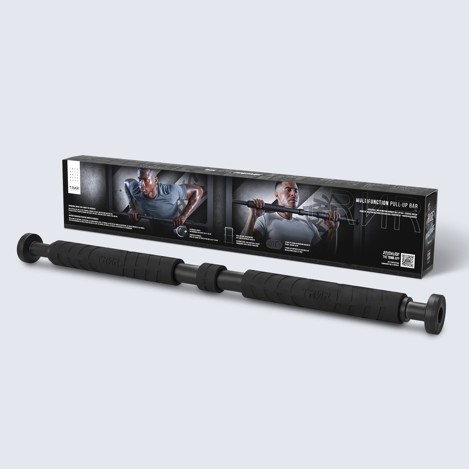 TRNR Multifunction Pull-Up Bar &amp; Packaging