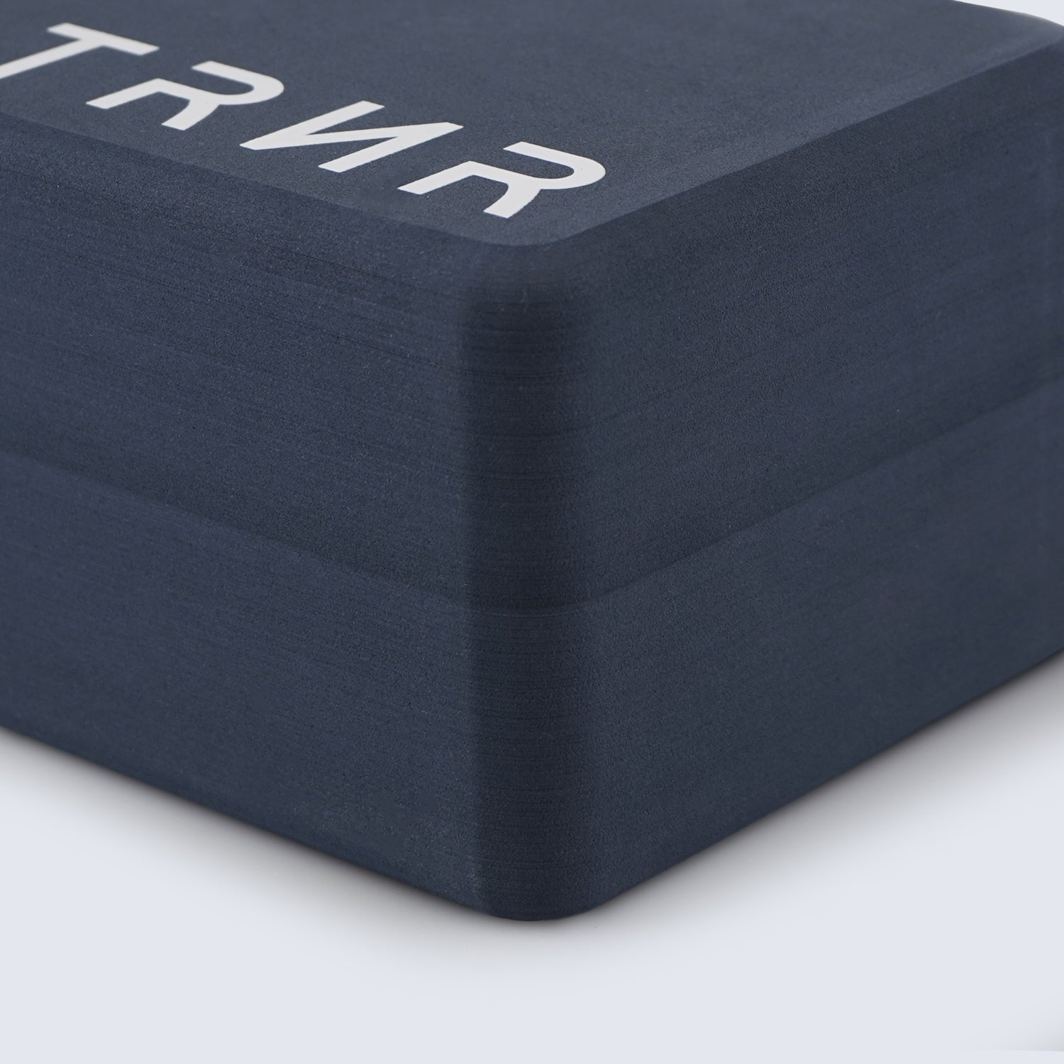 Close-Up Shot of the TRNR Elevate Block | High-Density EVA Foam | Midnight Blue Colour